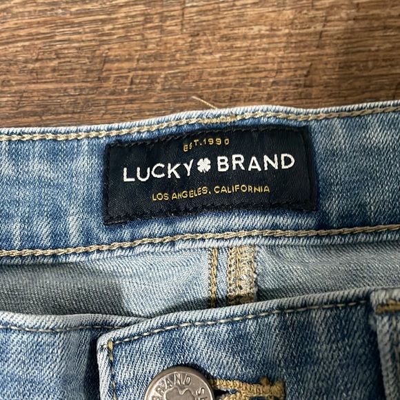 Lucky brand ankle cut skinny jeans light wash size 6/28 - Picture 3 of 4